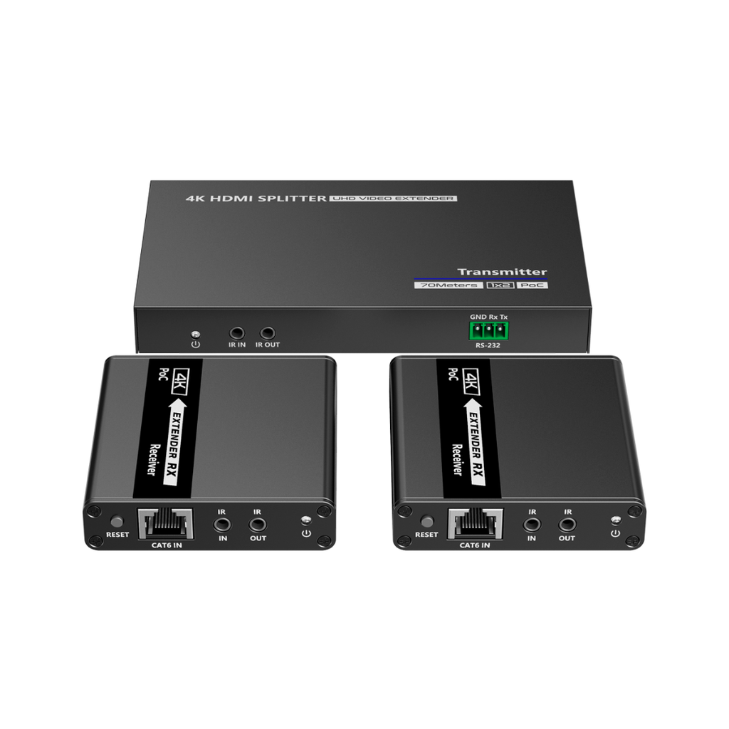HDMI Signal Extender/Splitter, 40m Range, 4K Resolution