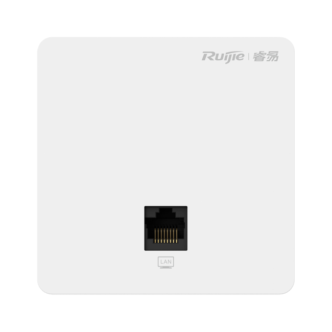 Ponto de Acesso Wi-Fi 5 AC1300 de Parede Caixa Aparelhagem PoE RG-RAP1200(F) Reyee