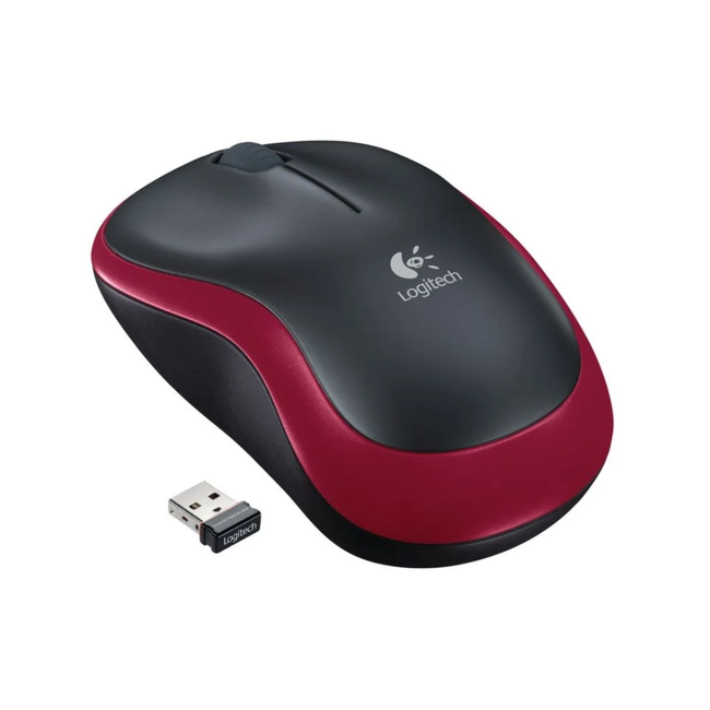 Ratón Inalámbrico Rojo M185 Logitech