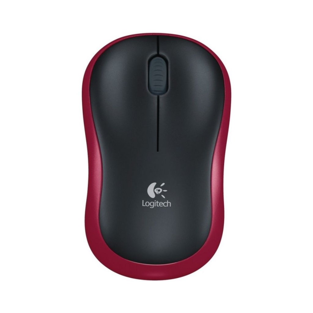 Rato sem fios Logitech M185 vermelho