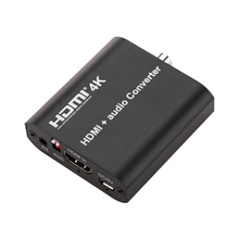 Extrator de áudio HDMI para Toslink e RCA