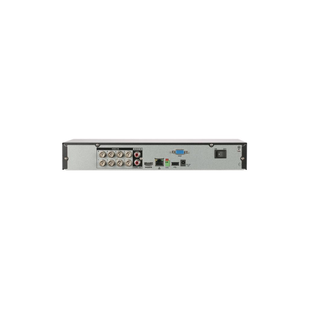 Grabador XVR 5 en 1 Dahua de 8 Canales 5MP (WizSense AI)