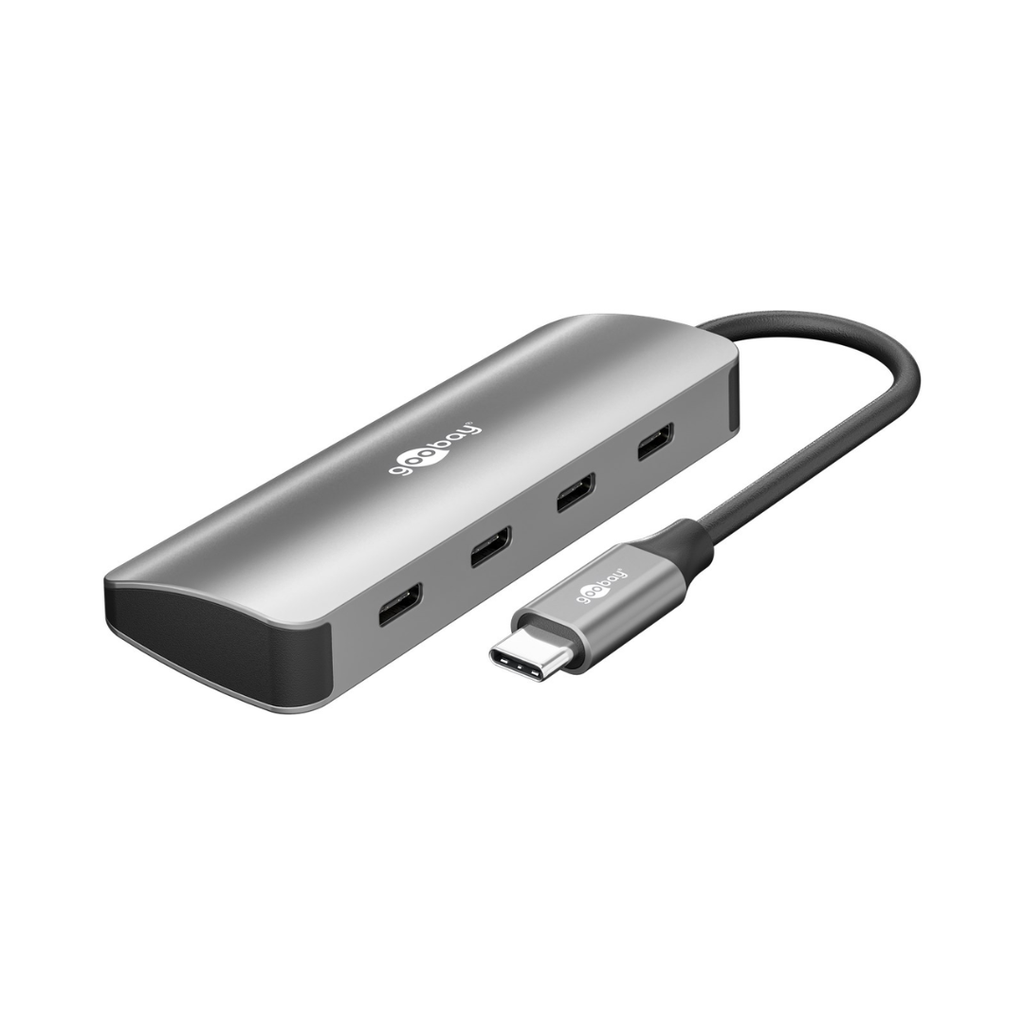 4-Port USB Hub, USB-C to USB-C, 10 Gbit/s