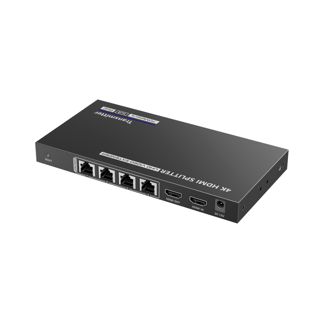 Extensor Splitter de señal HDMI Alcance 40 m Resolución 4K 1x4