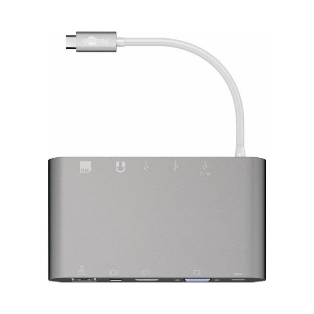Hub USB-C Multiposta em Alumínio