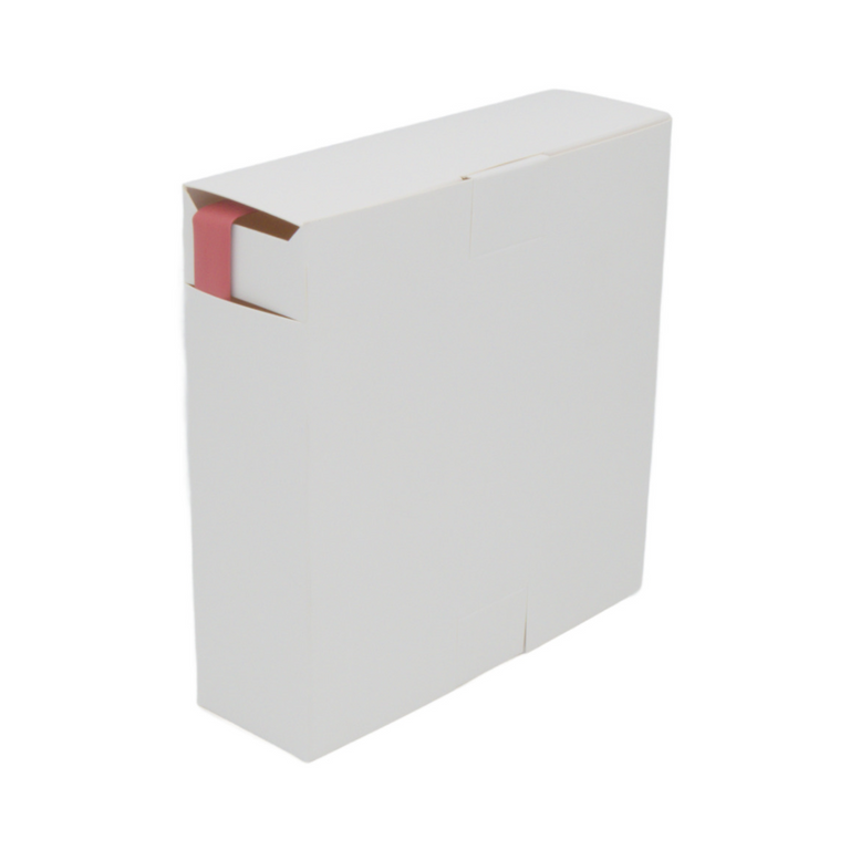 Box of 12m of 2:1 heat shrink tubing Ø6.4mm red – Halogen-free and flame-retardant polyolefin 