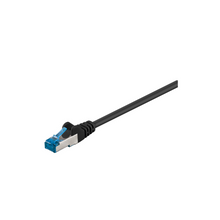 CAT 6A Patch Cable, S/FTP (PiMF), Black 1 meter