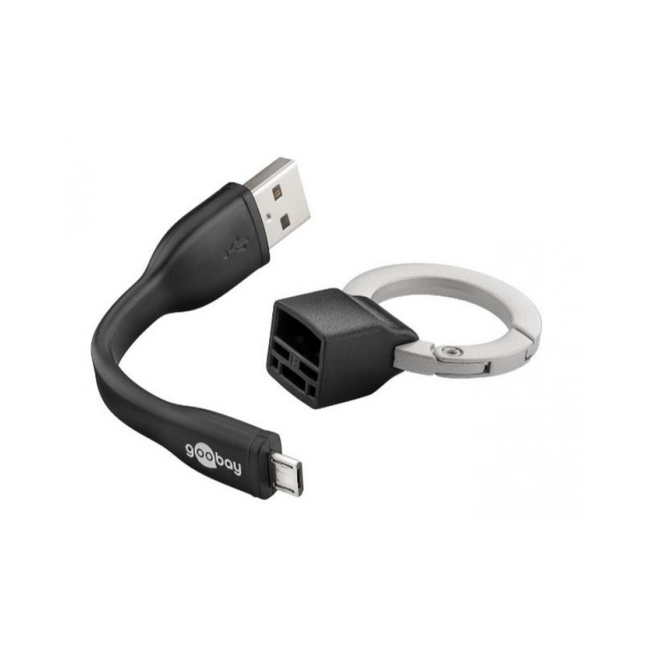 Cabo/porta-chaves micro USB