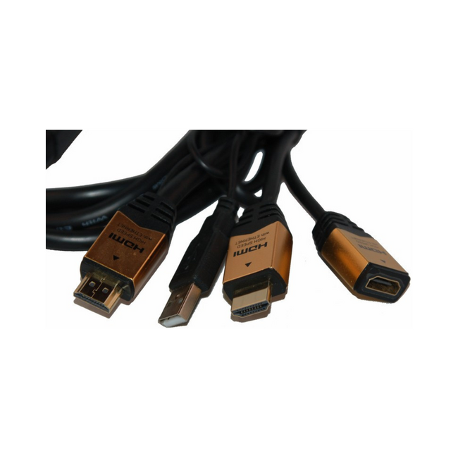 Divisor de Cabo 1 x HDMI Macho para + Fêmea