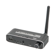 Conversor digital-analógico (DAC) com Bluetooth 5.1 e controlo de volume.
