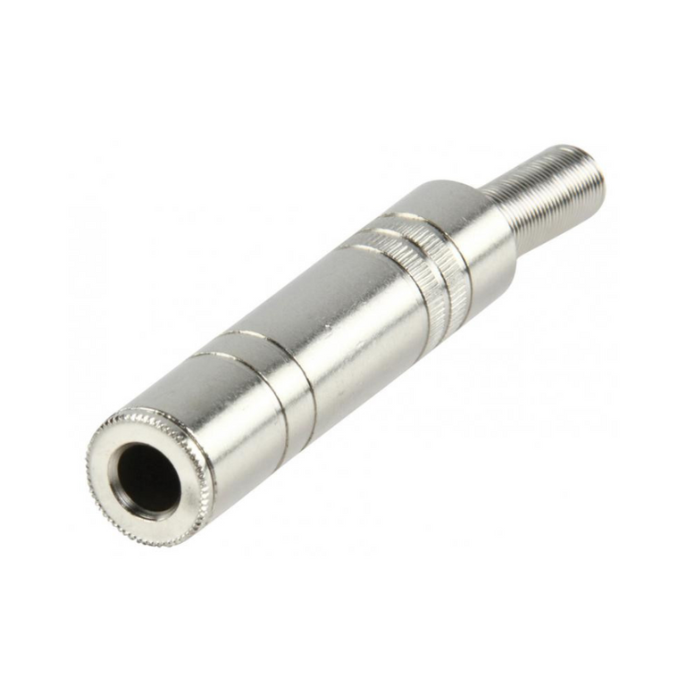 6.35mm Stereo Female Jack Connector For Soldering.