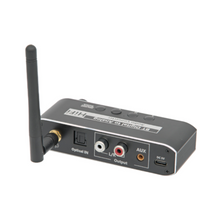 Conversor digital-analógico (DAC) com Bluetooth 5.1 e controlo de volume.