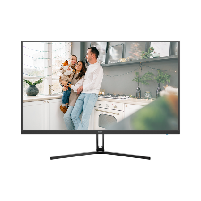 Monitor LED 27" Full HD Diseñado para videovigilancia Formato 16:9 1xHDMI, 1xVGA Resolución 1920x1080 Soporte VESA 100x100 mm