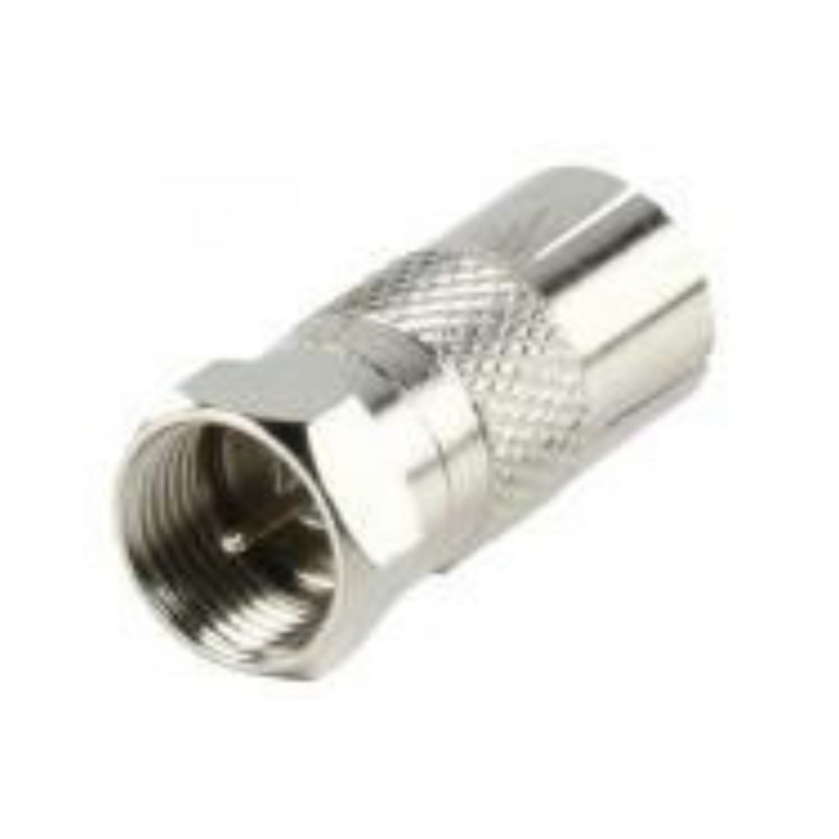 Female to F Male Coaxial Connector TV Antenna Adapter
