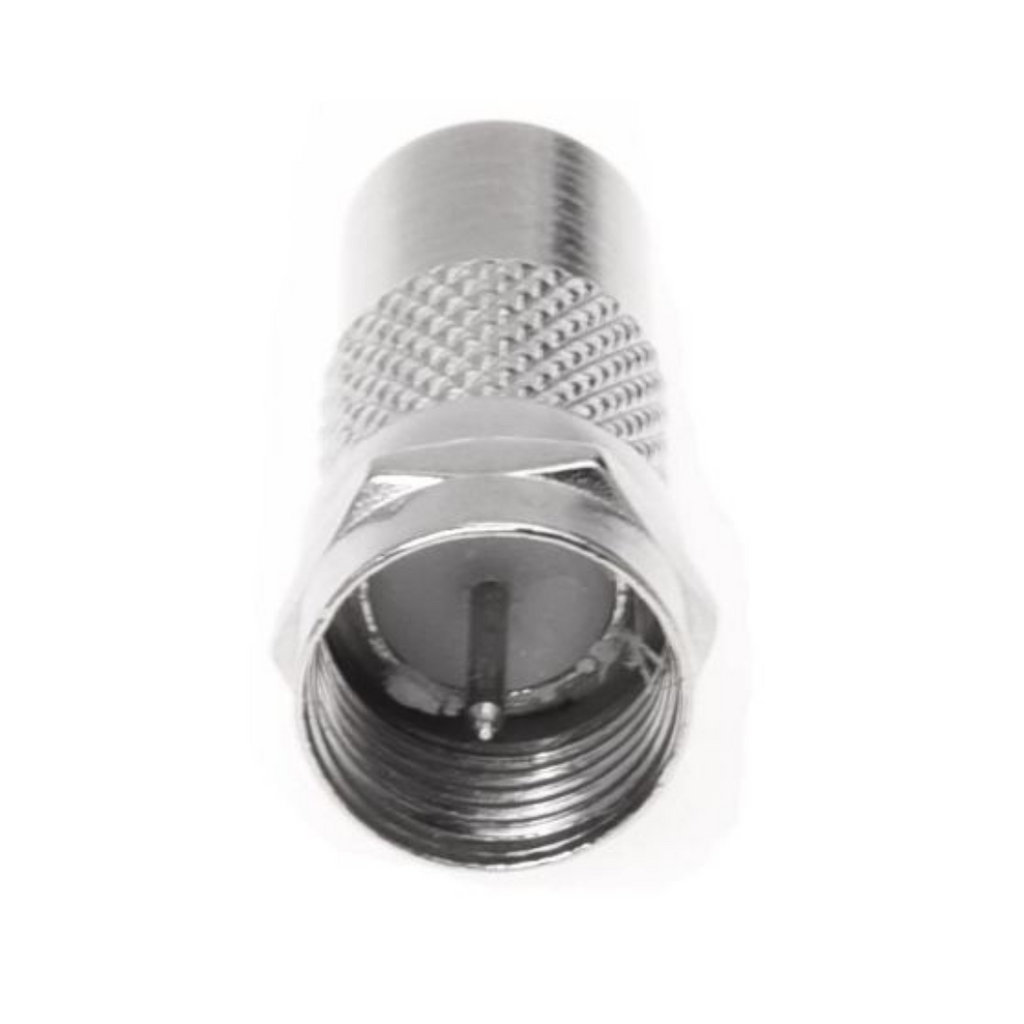 Adaptador de conector macho F para fêmea RCA