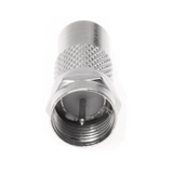 Adaptador Conector F Macho a Rca Hembra