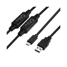 MicroConnect USB 3.2 Gen 1 A to USB-C 3.2 Gen1 Cable - 10m Cable, 5 Gbit/s