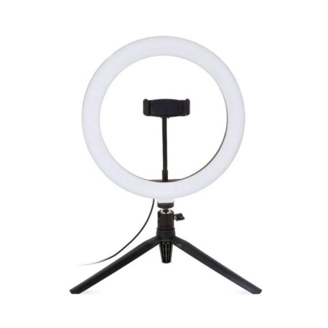 Hispanica HE B-387 Influencer II Ring Light/ Tripod Function Photography Accessories