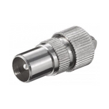 Conector antena Macho con tonillo para montar en cable coaxial