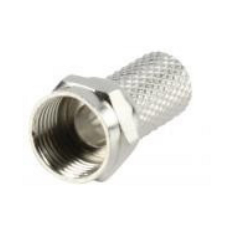 Conector F de 6,4 mm para montagem