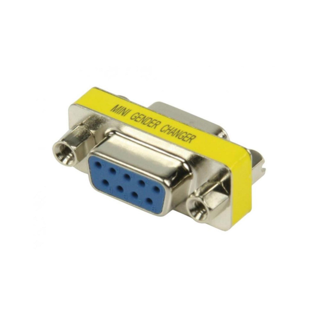 Adaptador Serie D-sub 9 Pines Hembra-hembra db9