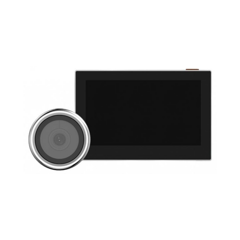 EZVIZ HP2 Olho Mágico Digital - Wi-Fi - Ecrã de 4,3" - Visão Noturna Negra - Perfil Prateado