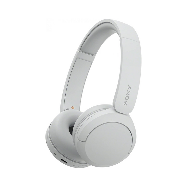Sony Auriculares Inalámbricos Bluetooth, hasta 50 Horas de Autonomía con Carga Rápida y Estilo Diadema - Blancos