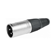 Conector XLR macho de 3 pinos para soldadura de adaptadores de áudio 