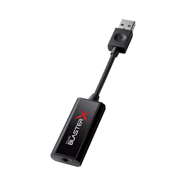 Placa de som portátil 7.1 com amplificador de auscultadores