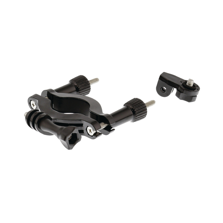 Kit de montagem para motos para câmaras de ação e acessórios.
