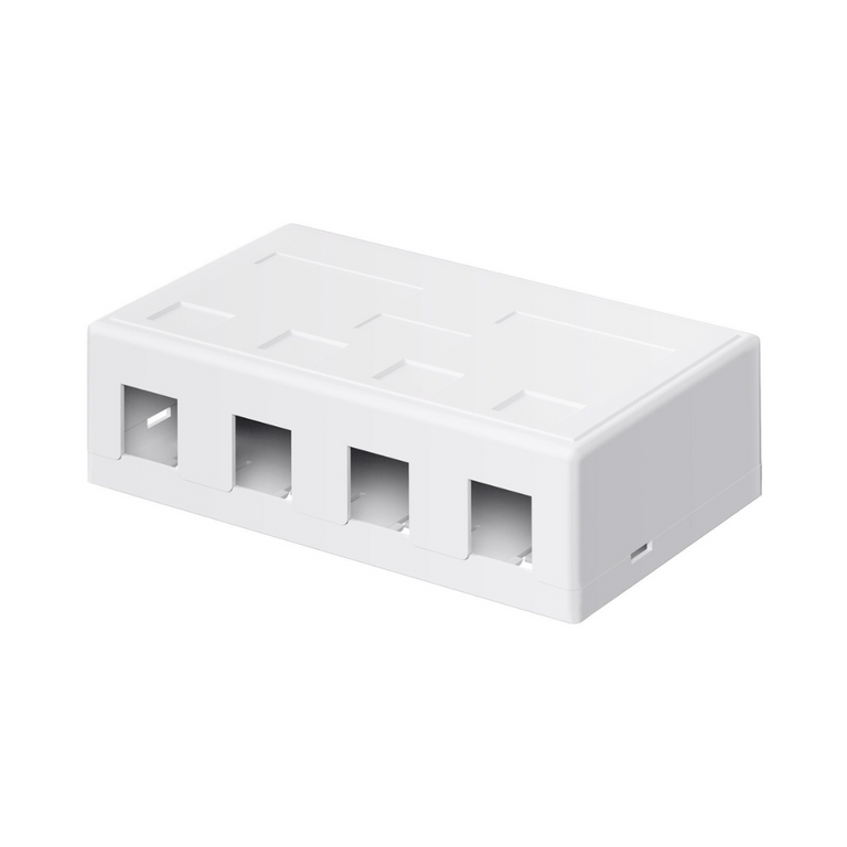 4 Port Keystone Surface Box