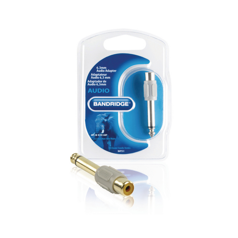 Adaptador de áudio de 6,3 mm