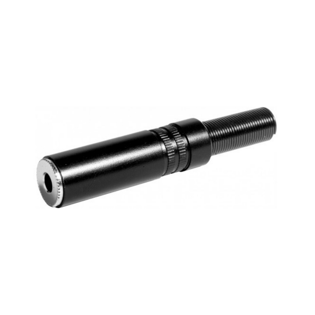 Conector mini jack estéreo fêmea de 3,5 mm para soldadura