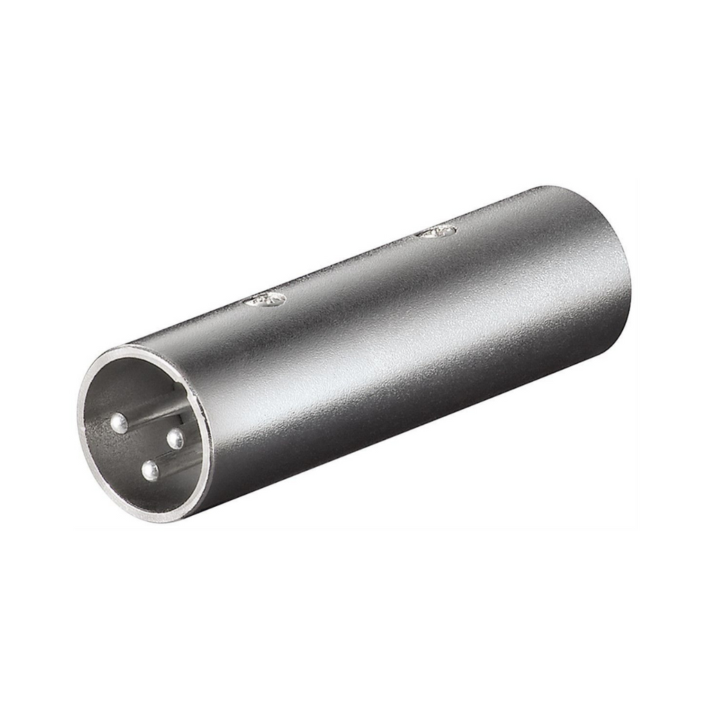 Adaptador de conector XLR macho de 3 pinos para