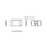 Kit Videoportero IP exterior para Insertar + monitor interior