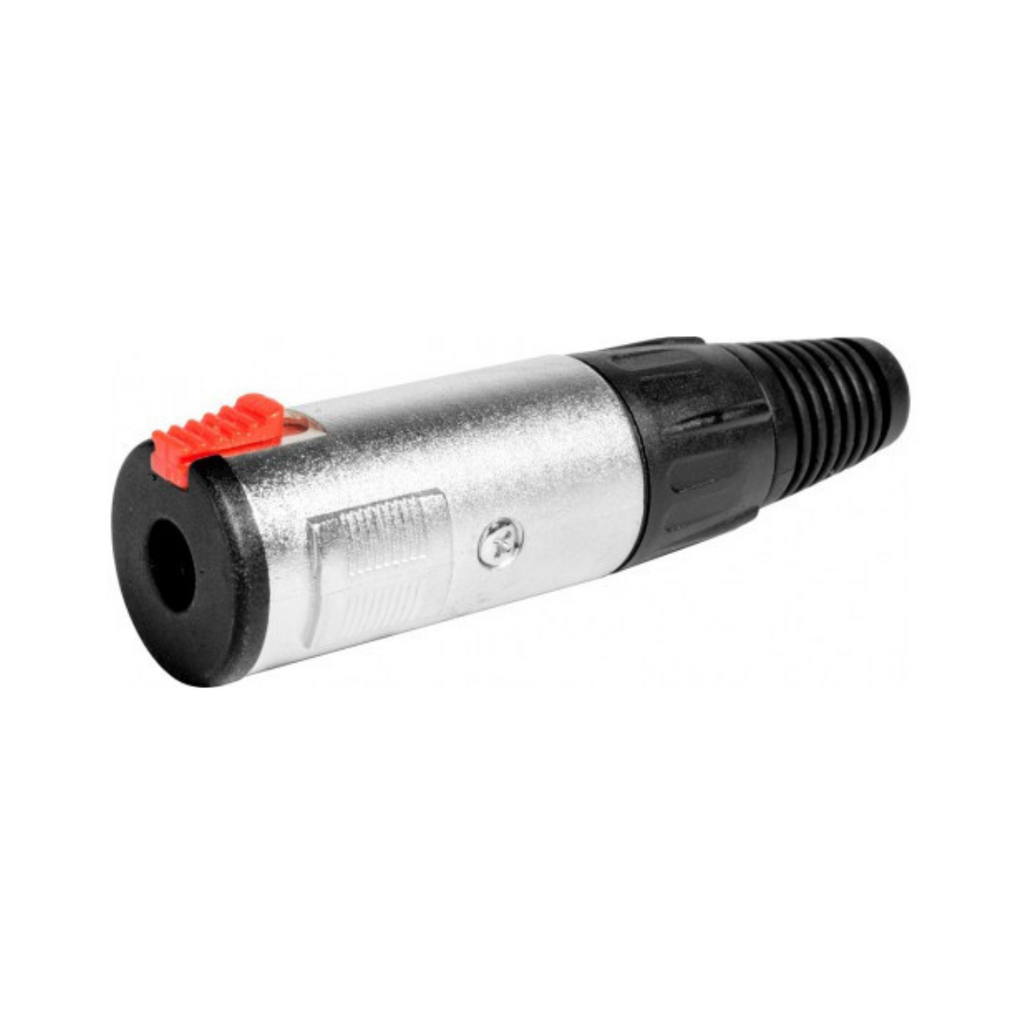 6.35mm Female Stereo Jack Connector For Soldering.