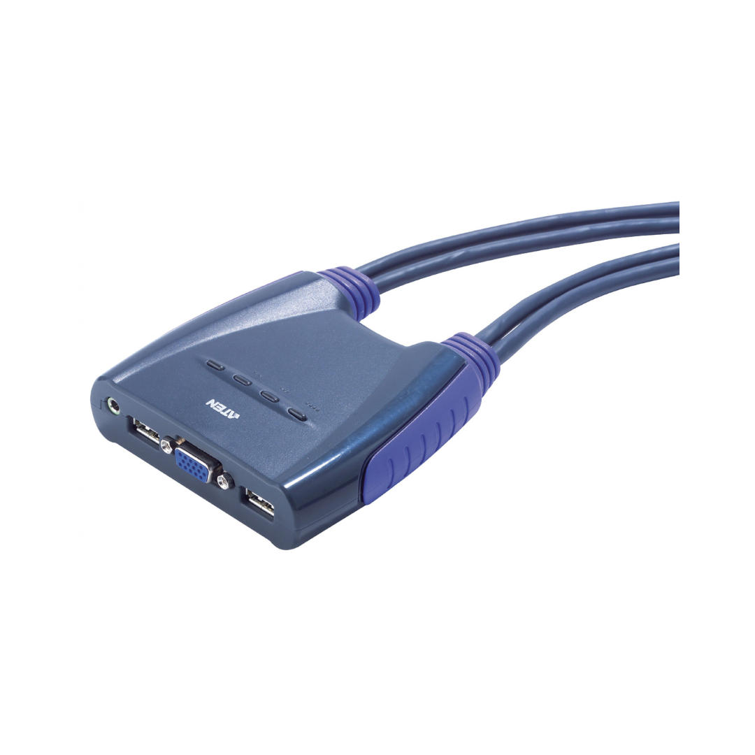 Conmutador kVM vga/usb de 4 puertos Aten