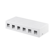 Keystone Surface Box 6 Ports Wall UTP