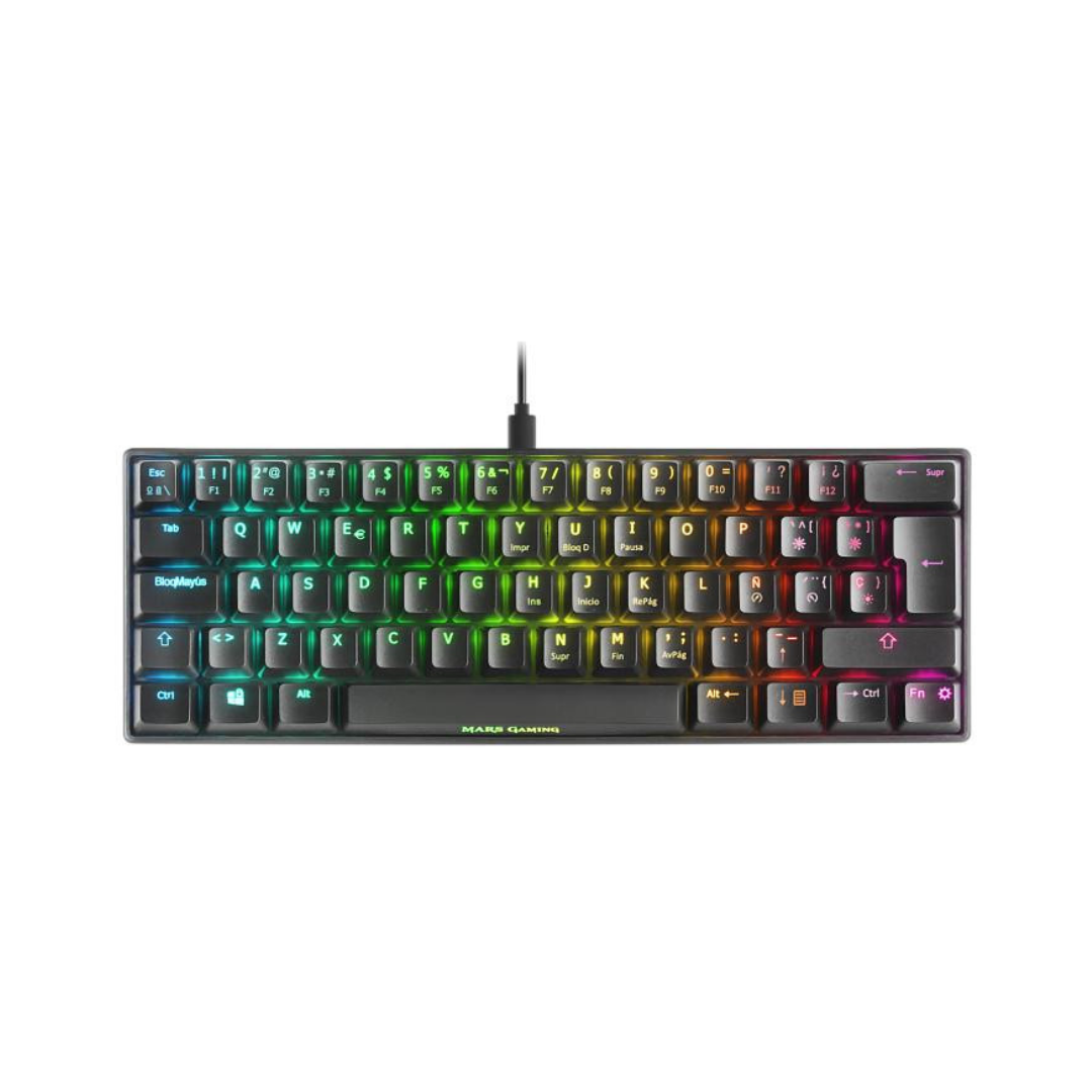 Teclado Gaming Mecánico Mars Mkminires Teclados