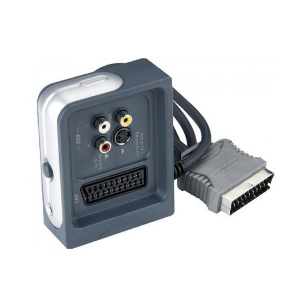 Conector Euroconnector e interruptor RCA com cabo de 1 m