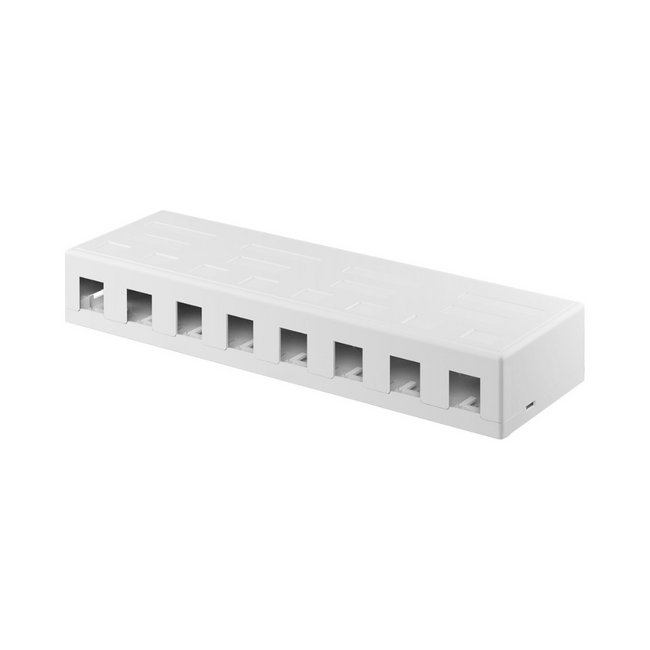 8 Port Keystone Surface Box