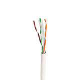 Bobina de cable de red RJ45 Cat.6 UTP de 305 metros | CCA LSZH CPR-Dca  | Rígido | Blanco