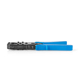 CAT5 / CAT5e / CAT6 / CAT6a / RJ10 / RJ11 / RJ45 Crimping Tool | Pliers / Cutting / Stripping | ABS / Steel | Blue 