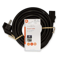 Power Cable 3 x 1.5 mm² | Schuko Male Angled - IEC-320-C13 2.0 m Black