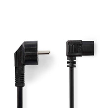 Power Cable IEC-320-C13 Angled <-> Angled Black