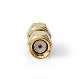 Adaptador SMA  Polaridad inversa masculina SMA | SMA hembra | Chapado en oro | 50 Ohm | Recto | Cobre | Oro | 2 uds.