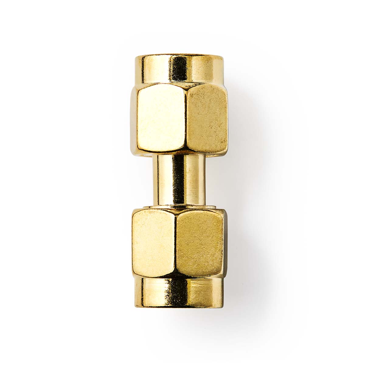 Adaptador SMA | SMA Masculino | SMA Masculino | Chapado en oro | 50 Ohm | Recto | Cobre | Oro | 2 uds.