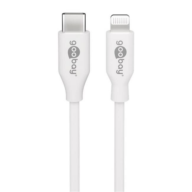 Cabo Lightning USB-C para carregamento e sincronização, 0,5 m, branco