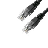 Cable Rj45 Cat6a U/utp Negro 5 Metros Cables