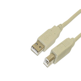 Cable USB 2.0 Tipo A Macho B Gris 2m